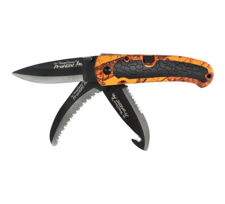 Couteau pliant 3 lames camo orange Keos Verney Carron