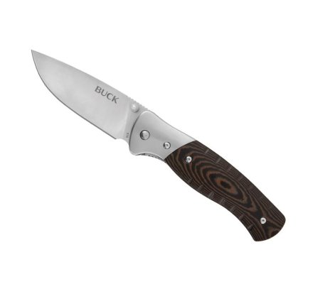 Couteau Selkirk manche 13 cm avec étui rigide, allume-feu et sifflet BUCK