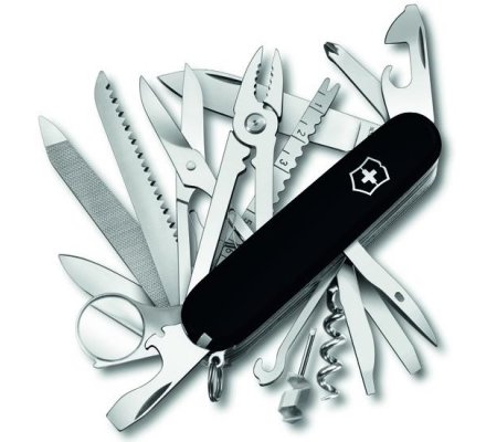 Couteau Suisse Victorinox Swisschamp Noir