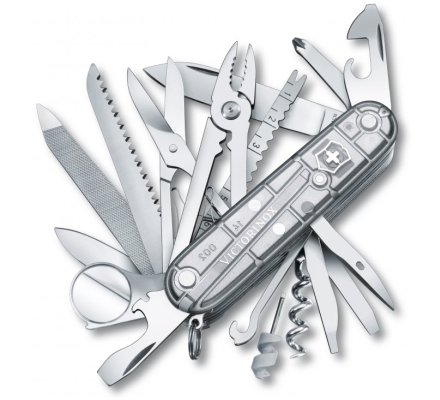 Couteau Suisse Victorinox Swisschamp Silvertech