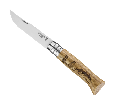 Couteau Opinel Animalia Marmotte paysage N°8 