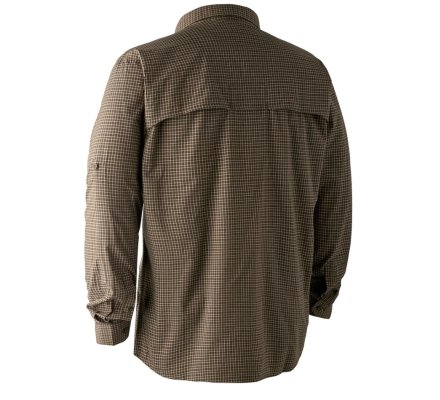 Chemise manches longues marron clair Callum Bamboo DEERHUNTER