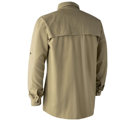 Chemise manches longues Reyburn beige Bamboo DEERHUNTER