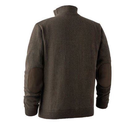Pull à col avec fermeture à glissière Carlisle marron DEERHUNTER