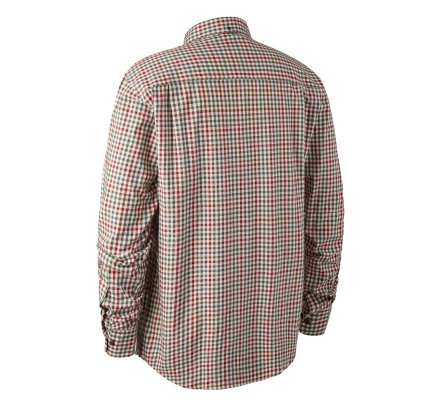 Chemise à carreaux rouge Zachary DEERHUNTER