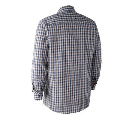 Chemise à carreaux bleu Marcus DEERHUNTER