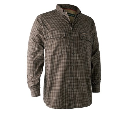 Chemise manches longues bleu Callum Bamboo DEERHUNTER