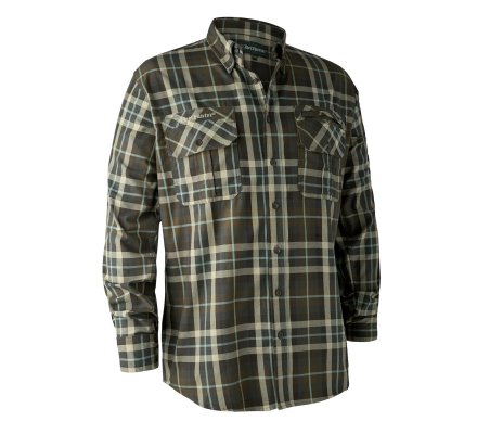 Chemise à carreaux vert kaki Caribou DEERHUNTER