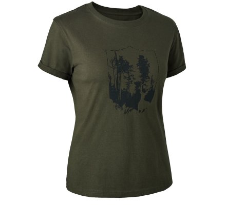 Tee-shirt femme avec blason DEERHUNTER