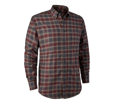 Chemise à carreaux Rouge Calvin DEERHUNTER
