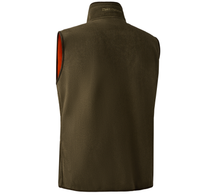 Gilet polaire Gamekeeper réversible orange Deerhunter