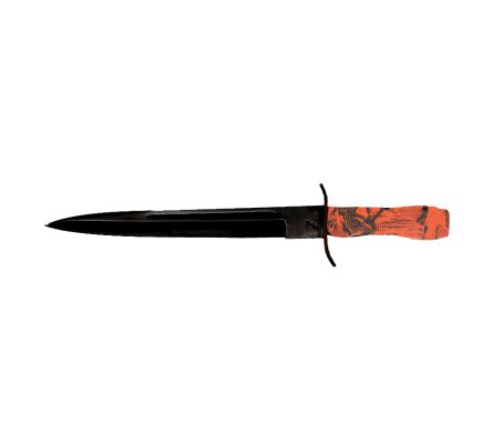 Dague manche camo orange 26 cm Karan Verney Carron