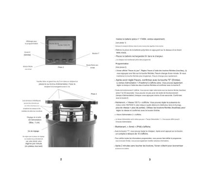 Agrainoir automatique électrique 6 volts projection 8 à 12 m