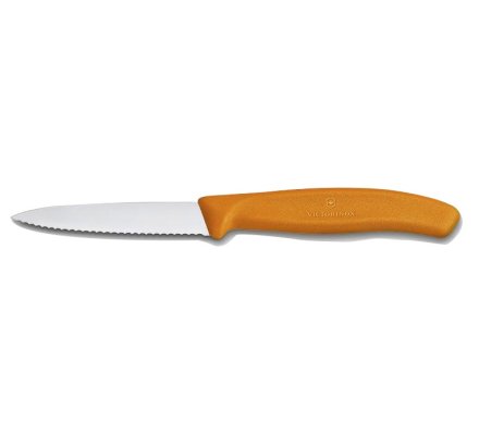 Couteau de table dentelé orange VICTORINOX
