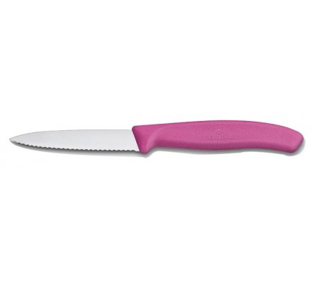 Couteau de table dentelé rose VICTORINOX