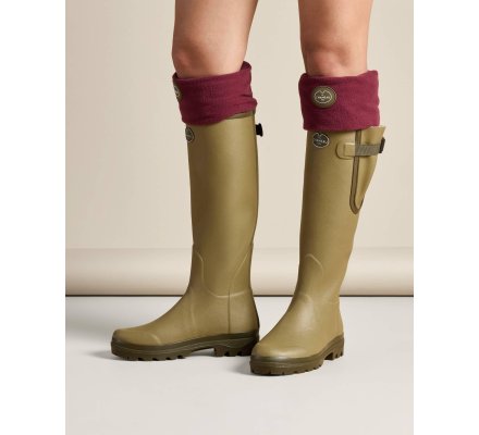 Doublure polaire rouge pour bottes LE CHAMEAU