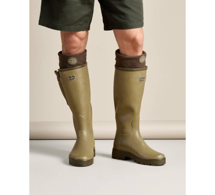Doublure polaire verte pour bottes LE CHAMEAU