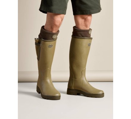 Doublure polaire verte pour bottes LE CHAMEAU