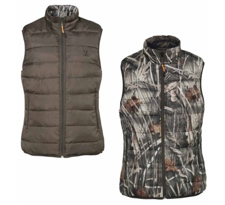 Doudoune sans cheap manche chasse