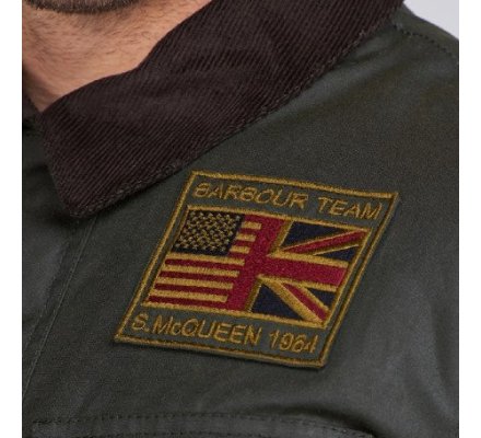 Veste huilée Steve McQueen Workers Wax homme BARBOUR