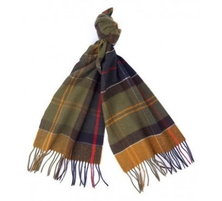 Echarpe laine inverness tartan BARBOUR