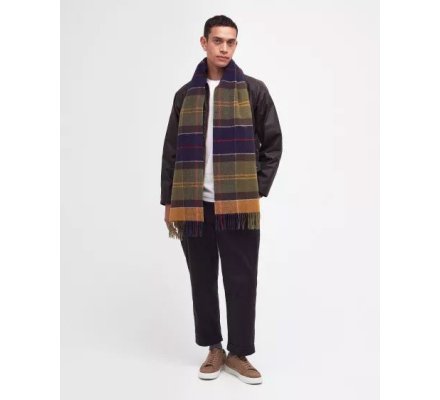 Echarpe laine inverness tartan BARBOUR