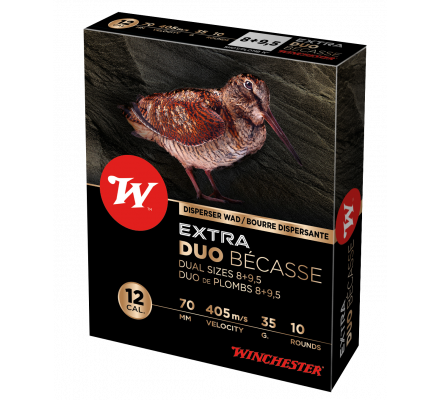 Cartouche extra DUO Bécasse cal 12 WINCHESTER