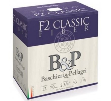 Cartouches F2 Classic Fiber 33gr cal 12 B&P