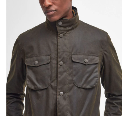 Veste huilée Ogston Wax olive BARBOUR