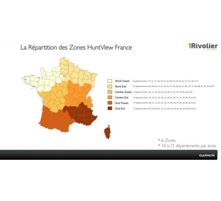 Carte Garmin Huntview France