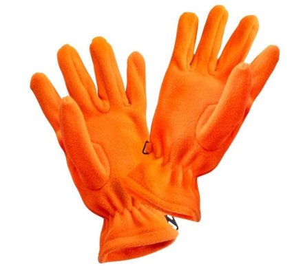 Gants polaires orange fluo PERCUSSION