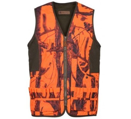 Gilet de chasse sans manches Savane réversible Kaki/GhostCamo Blaze Percussion