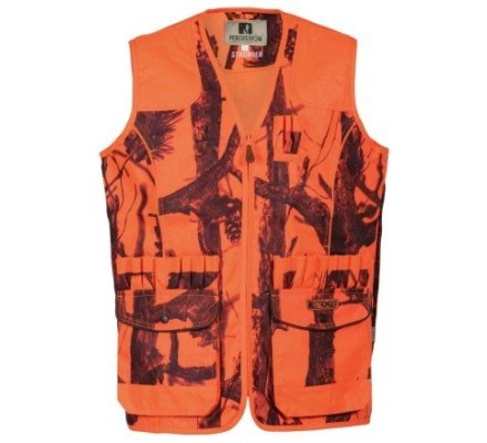 Gilet stronger GhostCamo B&B orange PERCUSSION