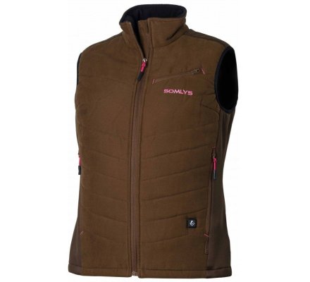 Gilet chauffant femme new Prestige marron SOMLYS