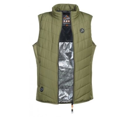 Gilet chauffant hybrid femme bleu VERNEY CARRON