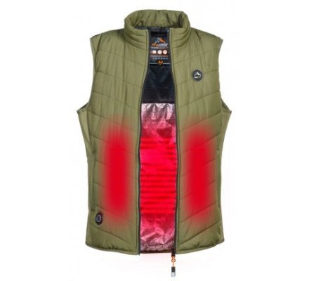 Gilet chauffant hybrid femme bleu VERNEY CARRON