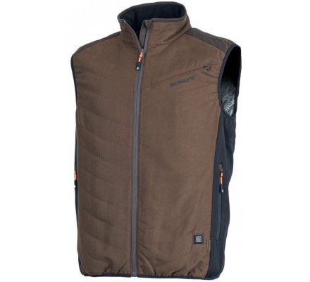 Gilet chauffant PRESTIGE marron SOMLYS avec batterie 