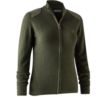 Gilet fermeture à glissière Darlington femme vert DEERHUNTER