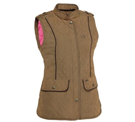 Gilet de chasse femme JAMIE sans manches Tabac Club Interchasse