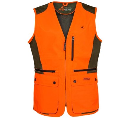 Gilet de chasse ATTILA kaki orange VERNEY CARRON 19107