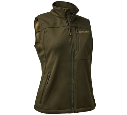 Gilet sans manches Excape Softshell kaki DEERHUNTER