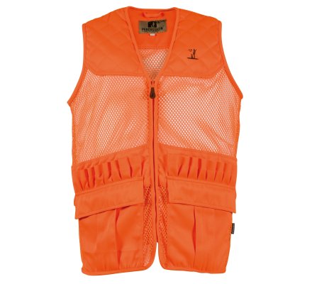 Gilet filet orange fluo Savane PERCUSSION