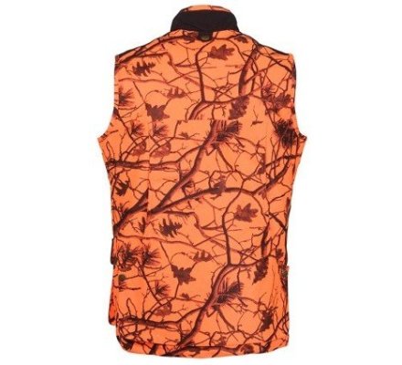 Gilet de chasse Hélios camo blaze Club Interchasse
