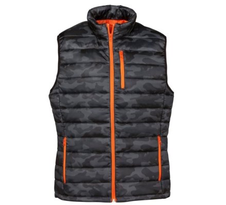 Gilet matelassé Camo Trek Gris PERCUSSION