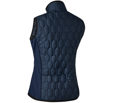 Gilet Mossdale Quilted bleu femme Deerhunter