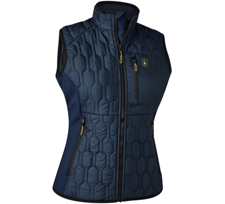 Gilet Mossdale Quilted bleu femme Deerhunter