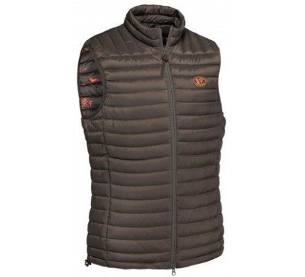 Gilet matelassée Philibert marron Club Interchasse
