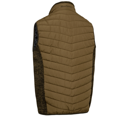Gilet matelassé et tricot Moor butternut DEERHUNTER