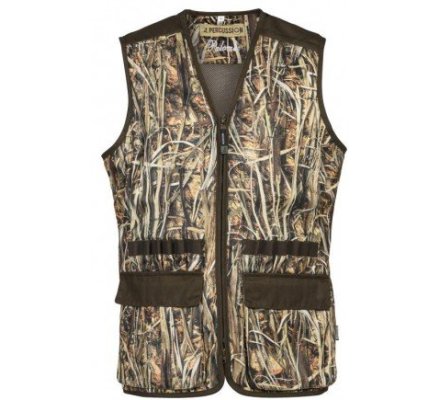 Gilet de chasse sans manches Palombe GhostCamo Wet&Colors PERCUSSION