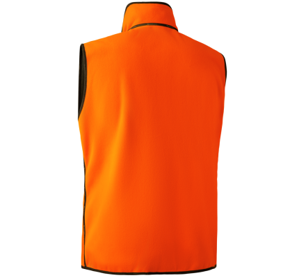 Gilet polaire Gamekeeper réversible orange Deerhunter